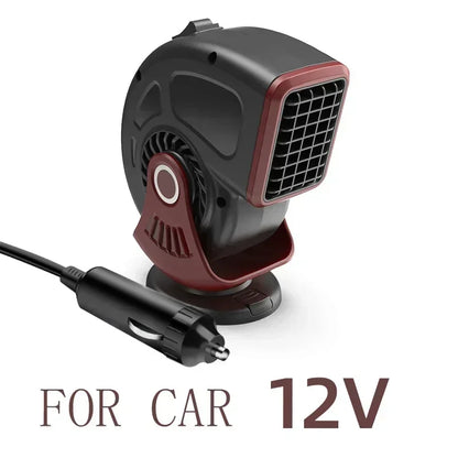 Heater Car Defogger 12V/24V 2-in-1 Heating And Cooling Plug In Windshield Defroster, Winter 2025 Ready