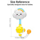 Kids 1pcs Cloud Shower Toy - Baby Bathtub Water Toy for Boys and Girls, Fun Comfort Gift