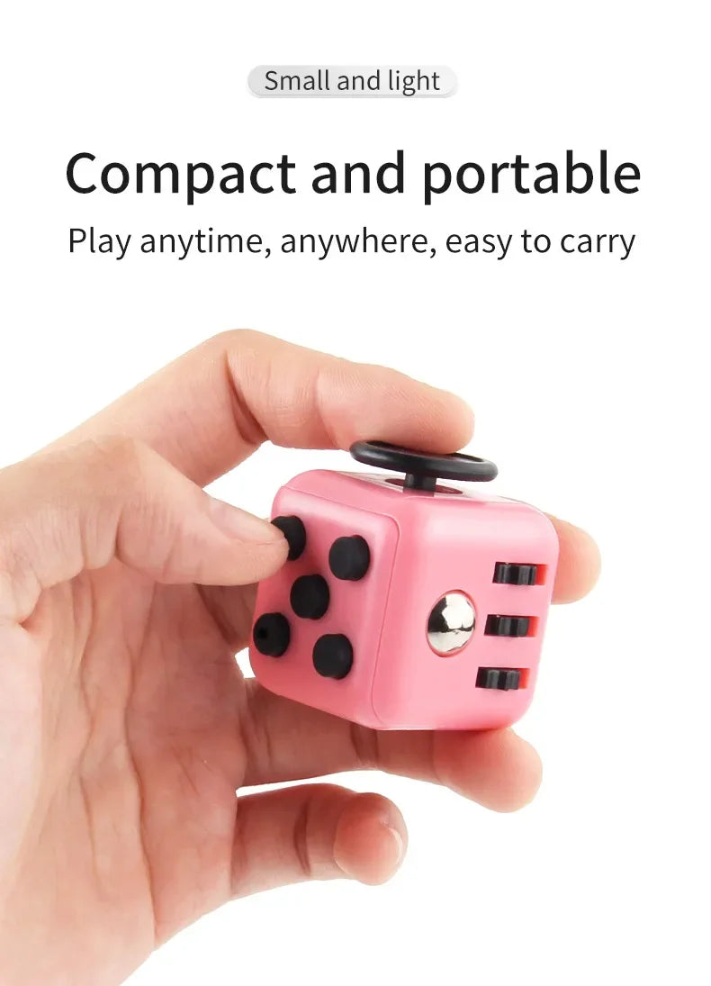 Cube Fidget Antistress Spinner Toy Sensory Stress Relief