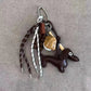 Rope Braid Bag Charm Leather Dachshund Keychain Aesthetic