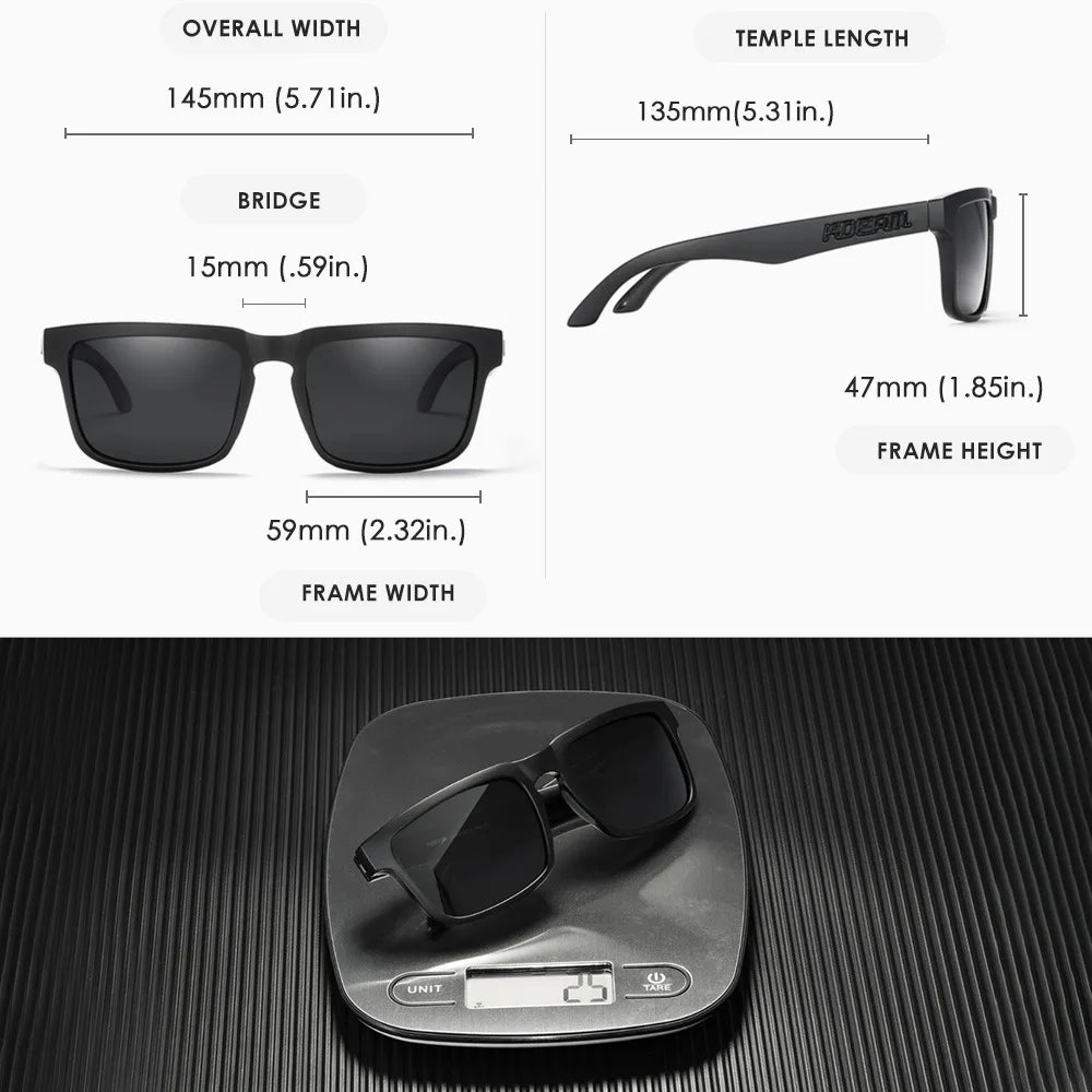 Polarized Sunglasses Unisex Outdoor Eyewear Summer 2026 Trend Mirror Lens Light UV Protection Gift Idea
