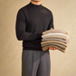 Plush Timeless Men's Turtleneck Sweater - Fitted, Wool, Work