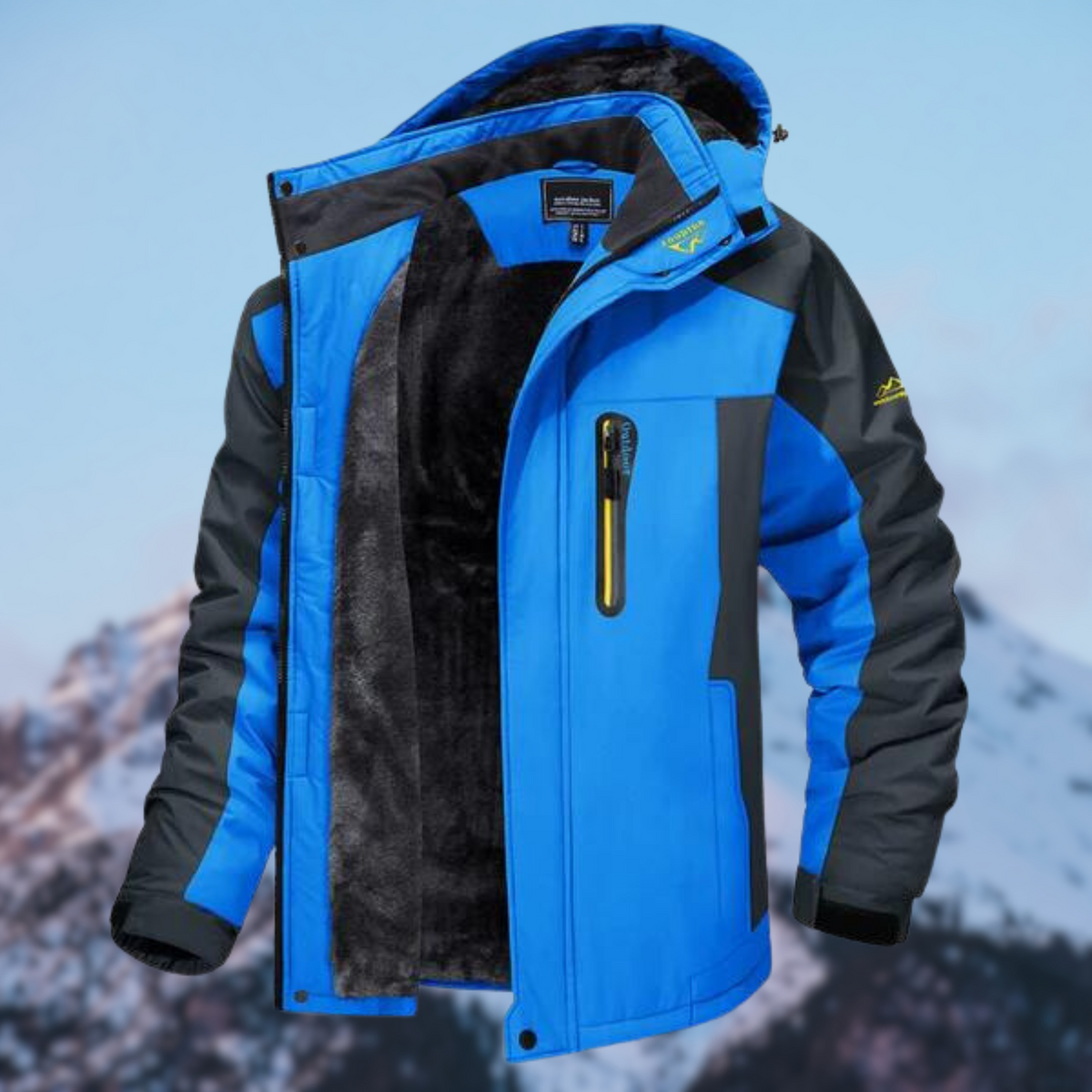 Water-Resistant Men’s Winter Jacket - Hooded, Insulated Cold