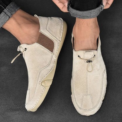 Variant image for Men's Black Penny Loafers, Real Leather Casual and Formal Shoes, Lightweight Comfort, Available in Multiple Sizes-1