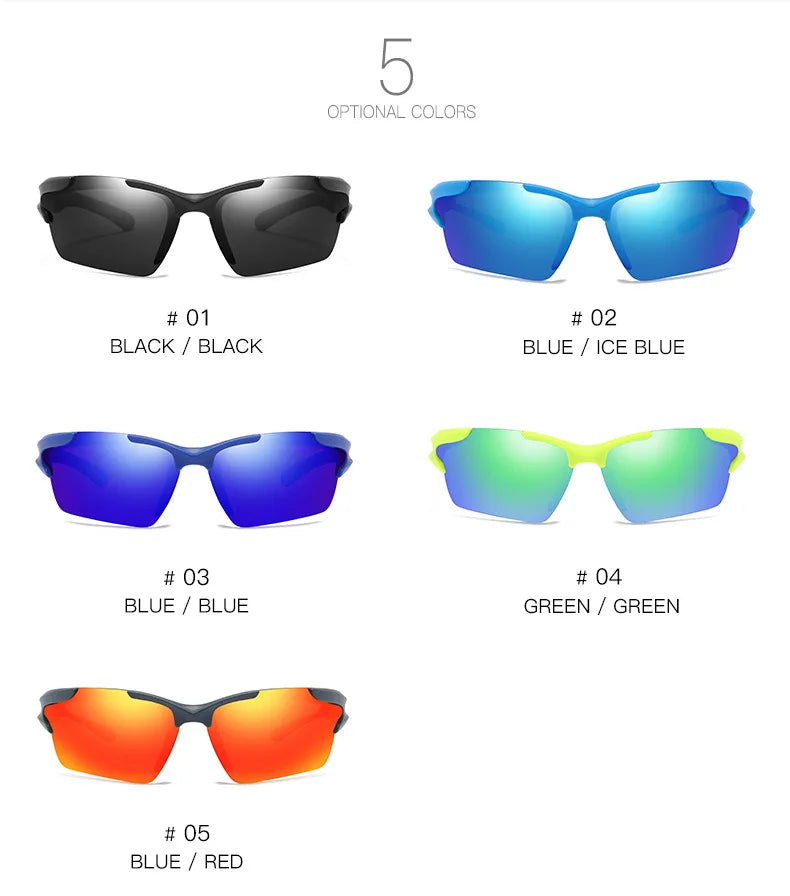anti-glare UV400 acetate frame, photochromic lens option – Timeless unisex sports sunglasses