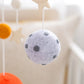 Rocket Wooden Crib Mobile Newborn Sensory Toys Soothing