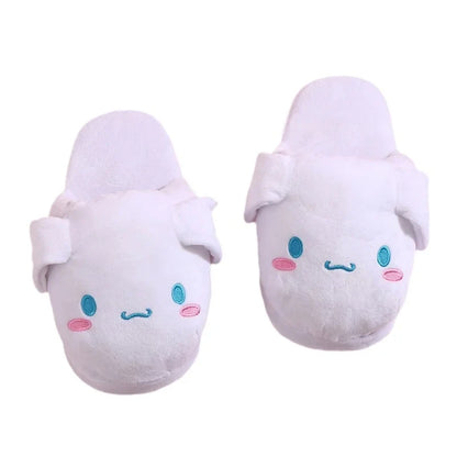Cotton Cinnamoroll Slippers With Moving Ears For Couples