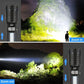 High Power LED Flashlight - TYPE-C Battery-Powered Torch for Camping and Hiking, Water-Resistant with Side Light