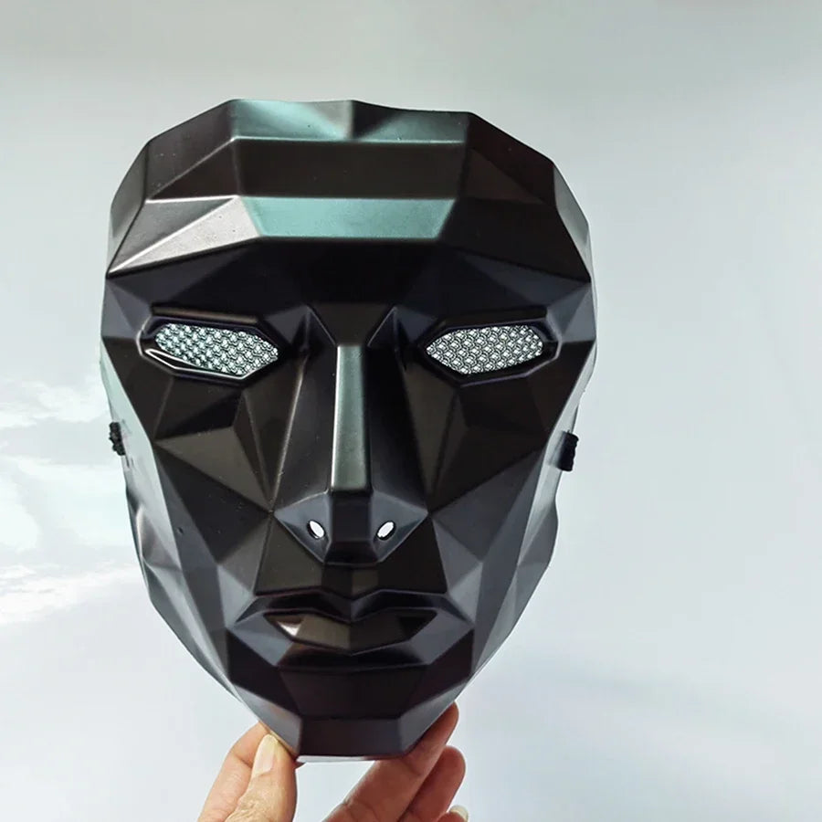 3D Cat Mask for Halloween Cosplay, Lightweight and Breathable Costume Accessory, Multi-Color Design-1