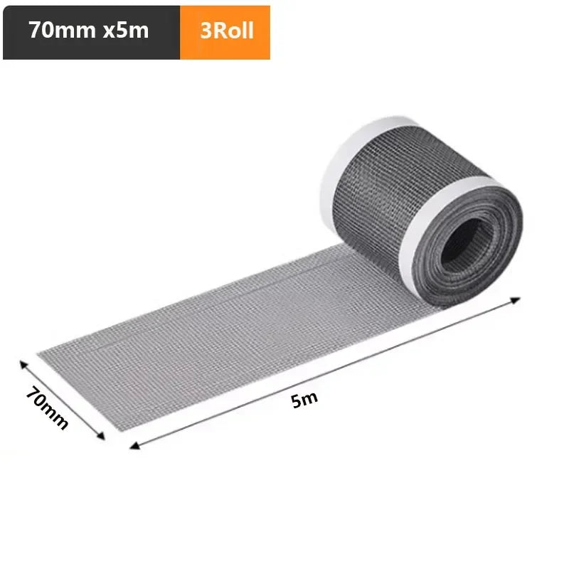Drain Shower Hair Catcher Mesh Filter Self Adhesive Cuttable Roll Disposable Hair Filter For Bathroom And Kitchen Sink