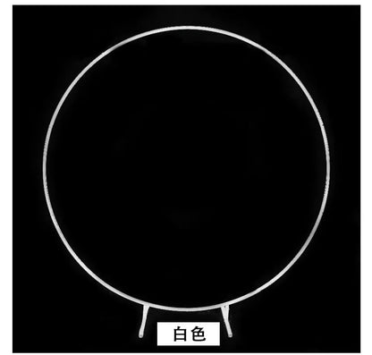 Arch Balloon Gold Metal Circular Backdrop Stand Wedding Birthday Baby Shower Fall 2025 Sturdy Reusable Display