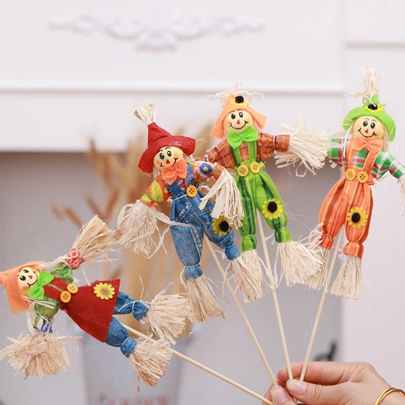 Decoration Scarecrow For Garden And Yard Outdoor Halloween Decor Autumn Harvest Festive Accent