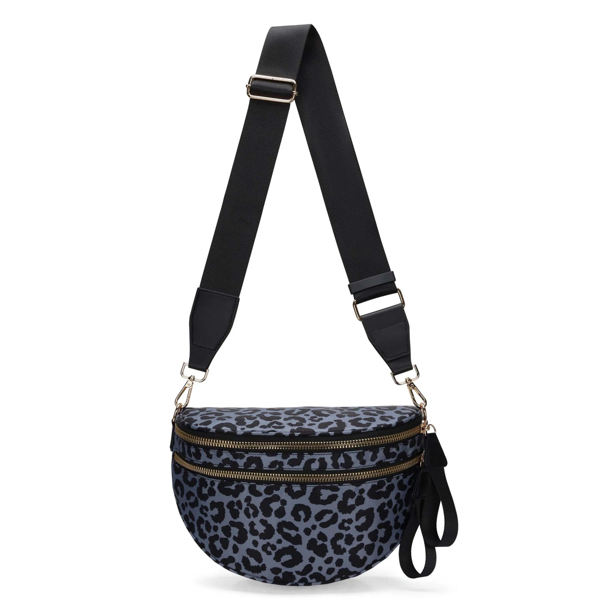 checkered nylon, box shape, travel and daily use – Multi-Use unisex crossbody bum bag