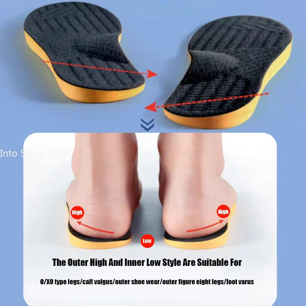 Insoles Orthopedic Arch Support Shoe Pads For Flat Feet Fall 2025 Back To School All Day Comfort
