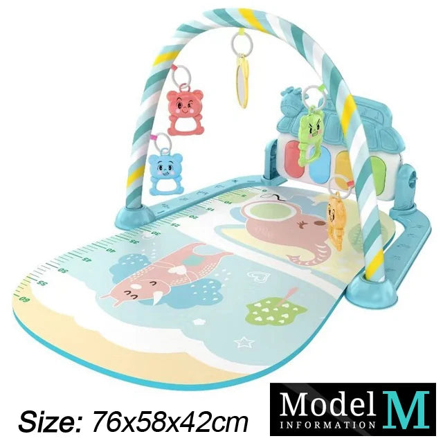 Play Baby Gym Piano Activity Mat With Hanging Toys Newborn Early Education Fall 2025 Sensory Motor Skill Gift