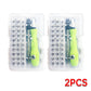 Precision2025 Edition Screwdriver Kit 32-In-1 Magnetic Bits Repair Device Kit For Phones And Tablets Green Handle Back To School