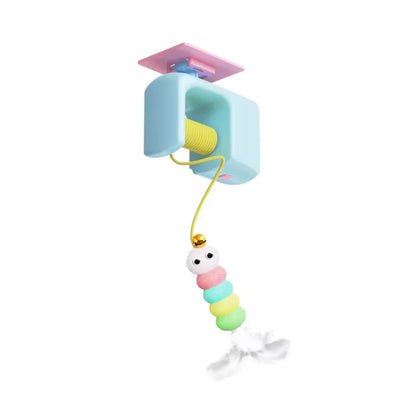 Rechargeable2026 Edition Cat Toy Interactive Hanging Door Bird Toy With Elastic Rope Stress Relief For Cats TikTok Viral Fall