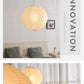 Wabi Japandi Sabi Round Pendant Light E27 LED Hanging Cozy Lamp