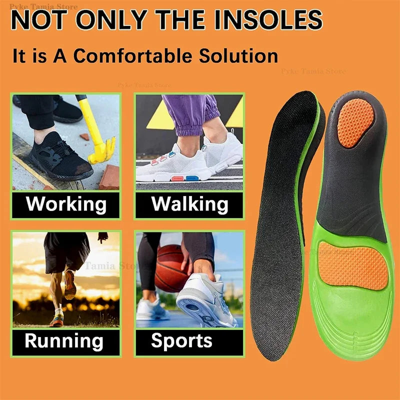 Arch Orthopedic Support Insoles Thick Shock Absorption Plantar Fascia Insole