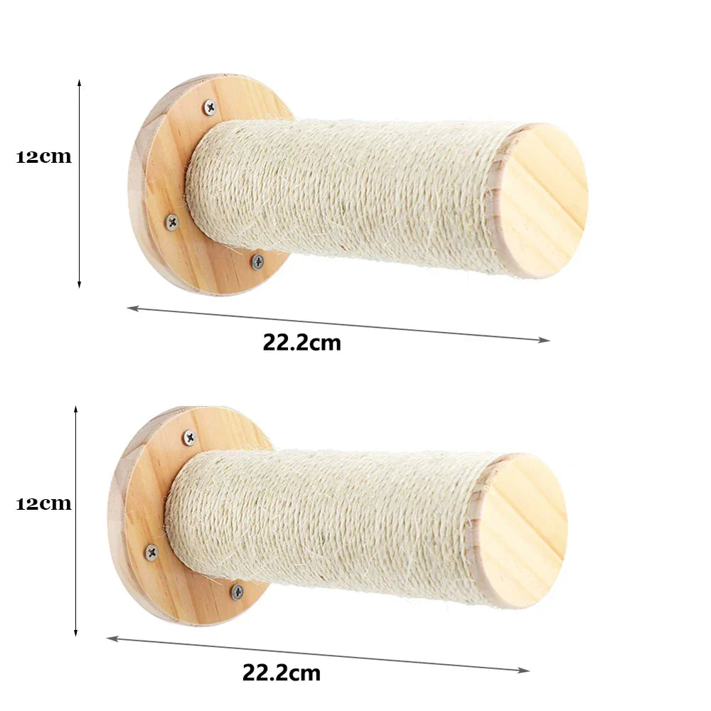 Cat Tree Wall Mounted Hammock Kit Vertical Climbing Cat Furniture Fall 2025 Space Saving Scratching Playground