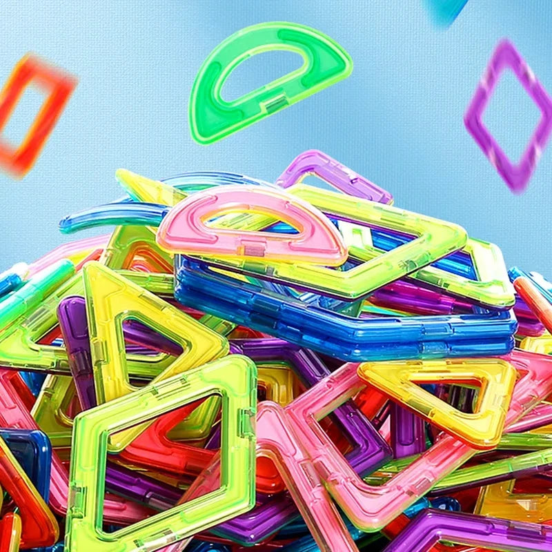 Magnetic Building Blocks Kit for Kids, 30-168PCS Educational Magnetic Tiles for Creative Learning and Imaginative Play