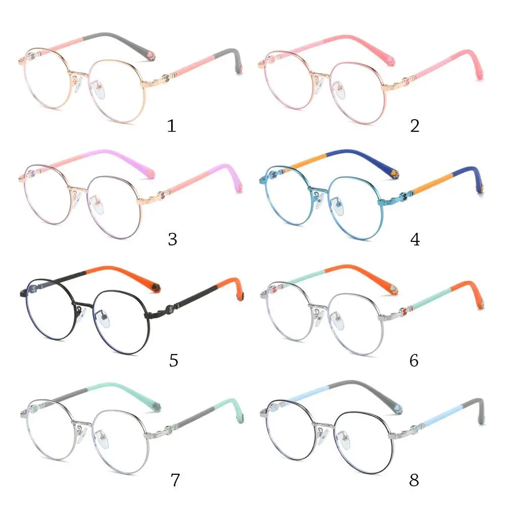 Anti Blue Light Glasses For Kids Timeless Metal Frame Eyewear Back To School 2026 Eye Protection