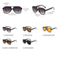 Pilot Retro Sunglasses Unisex Fashion Polarized Shades Gradient Color Outdoor Wear