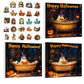 Countdown Halloween Calendar 24 Acrylic Ghosts Decor