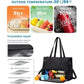 Lunch Insulated Bag Black Shoulder Laptop Bag 2-in-1 Large Capacity Back to School 2026 Gift