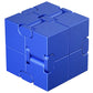 Metal Magic Cube Stress Relief Toy Travel-Friendly Puzzle Focus