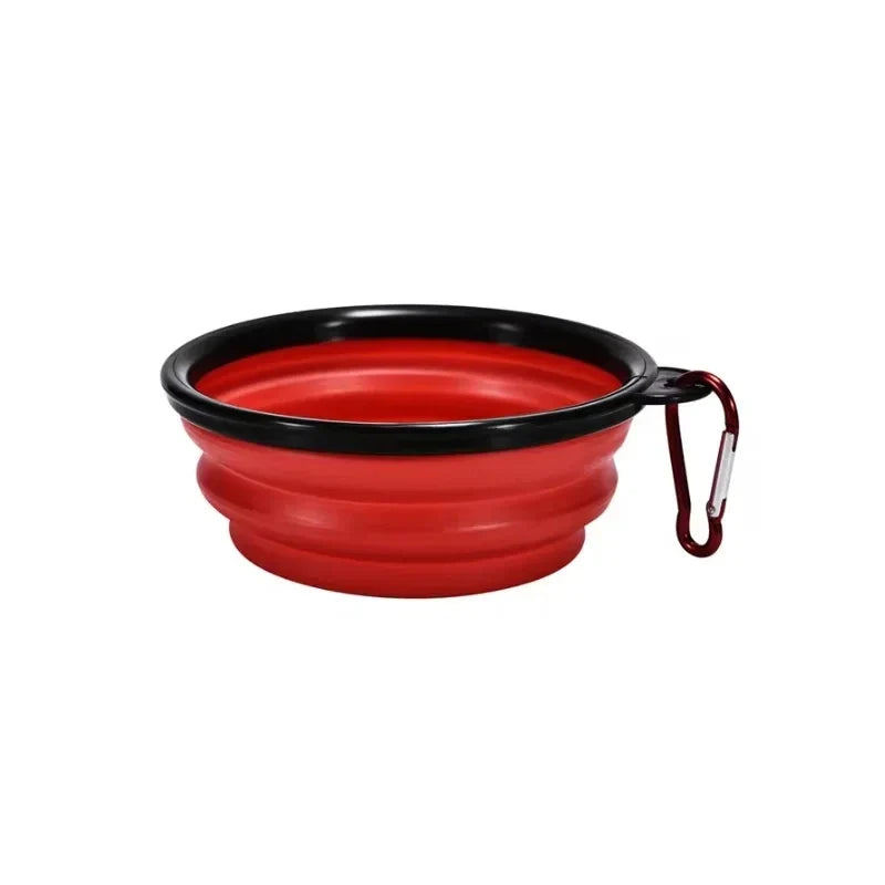 350ml Pet Folding Bowl - Travel-Friendly Dog & Cat Food Water Bowl