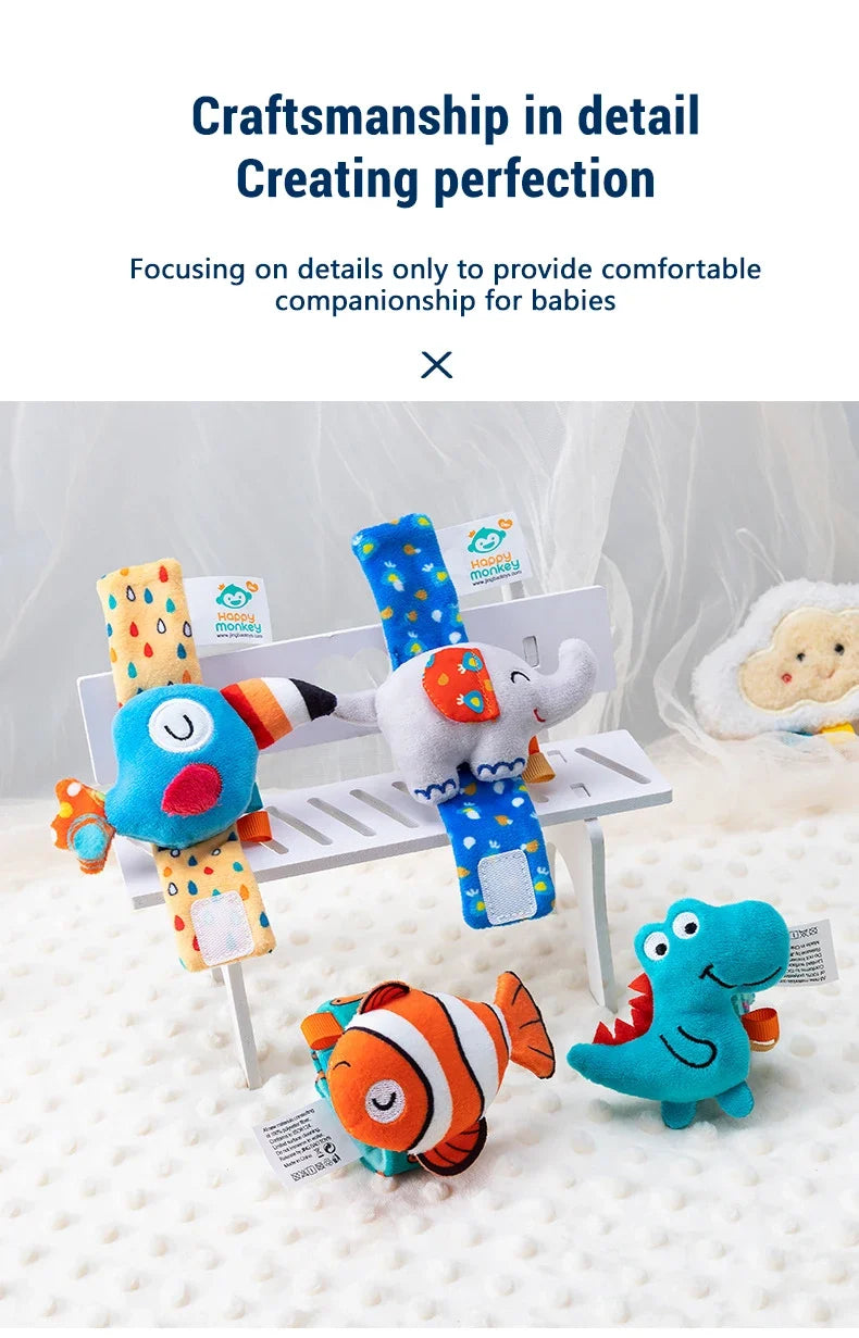 Baby Wrist Rattle Kit Newborn Sensory Toys Soothing Gift