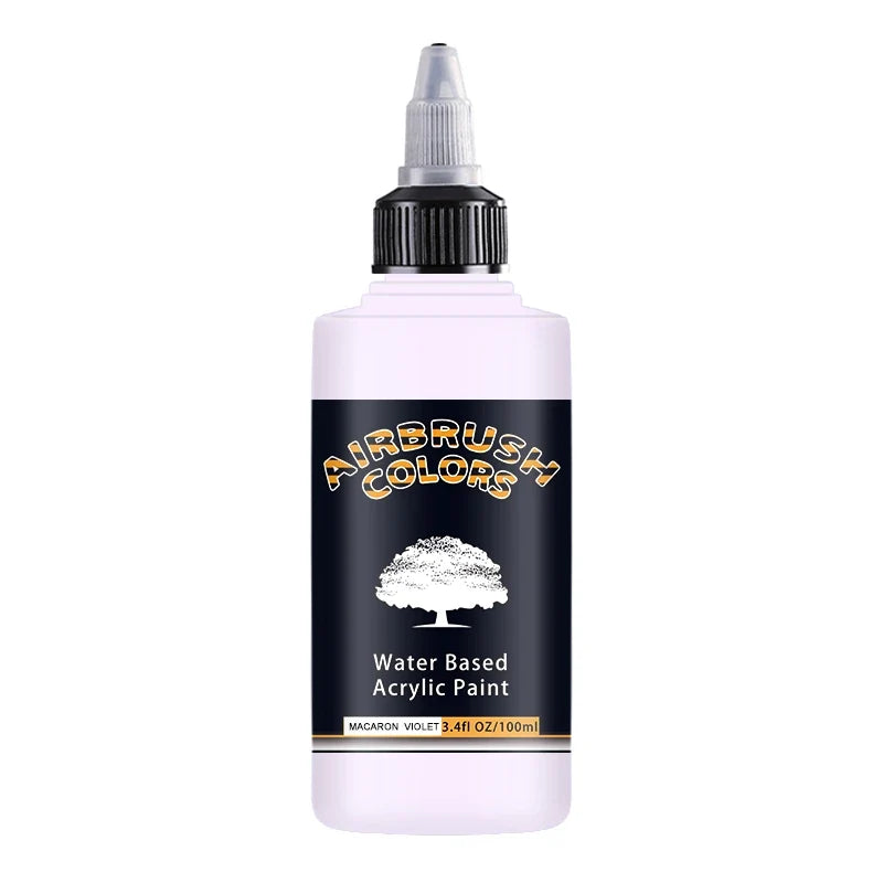 Airbrush2026 Edition Acrylic Paint Matte Inks Water Based Simple to Clean 32 Color Kit 100ml Bottles For Model Hobby TikTok Viral Craft Trend