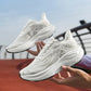 flyknit upper, rubber outsole, spring autumn sport – Breathable lightweight men's running shoe