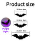 LED2025 Edition Bat Wall Stickers Green 3D Halloween Decor