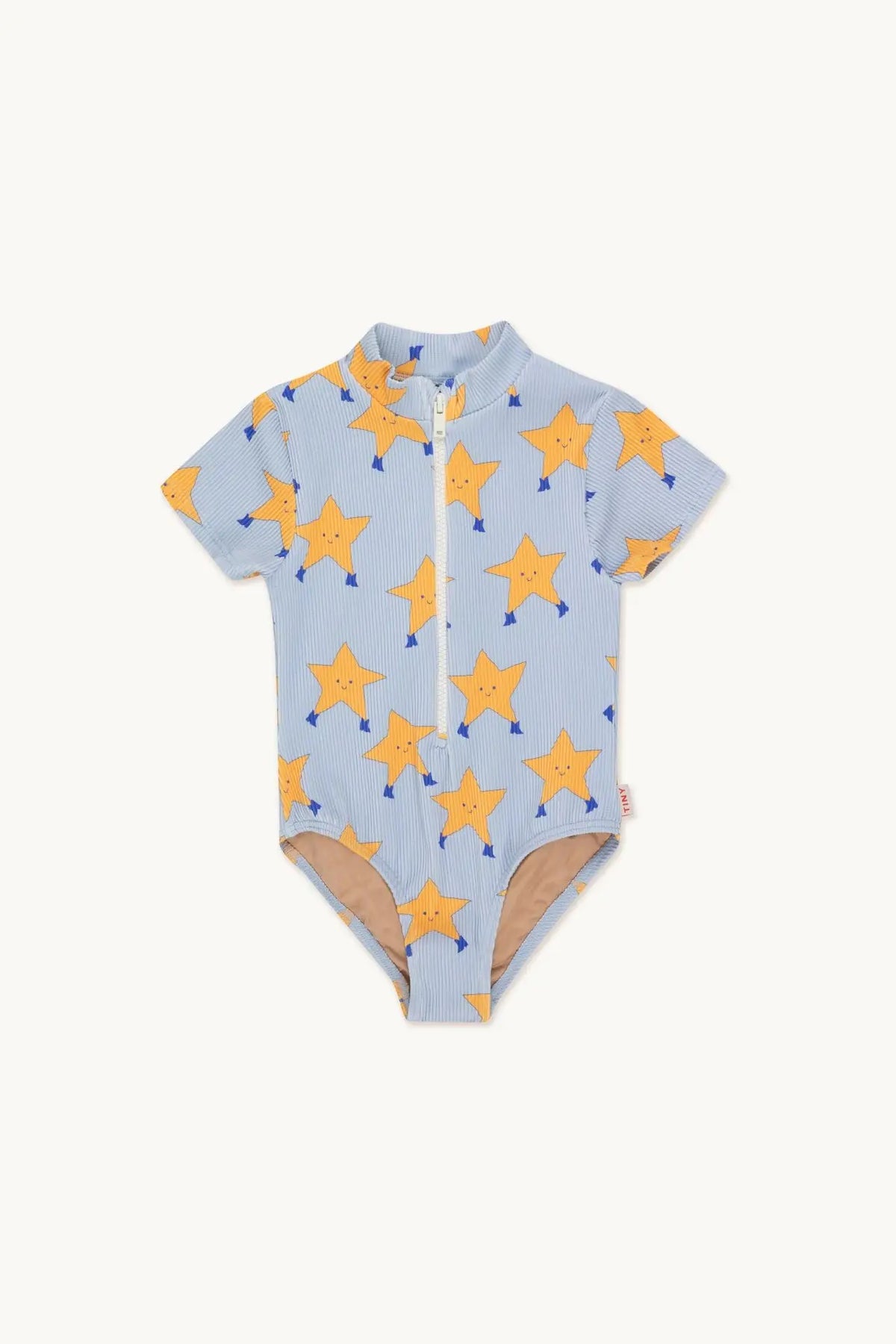 Light unisex one-piece swimsuit - casual cut, nylon, beach & pool wear for kids