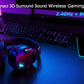 Cordless Gaming Headset Detachable Mic Multi Mode Comfort
