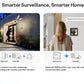 Outdoor Security Camera 2K HD AI Human Detection IP65 Weatherproof 180 Degree Pan Fall 2026 Works With Alexa Google Household