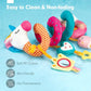 Plush Giraffe Baby Rattle Hanging Plush Newborn Sensory Toys