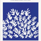 Klein Blue Abstract Canvas Wall Art Vertical Contemporary Print