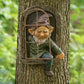 Gnome Garden Resin Statue Naughty Elf Window Hugger Fairy Tale Garden Decor Fall 2026 Gift Idea
