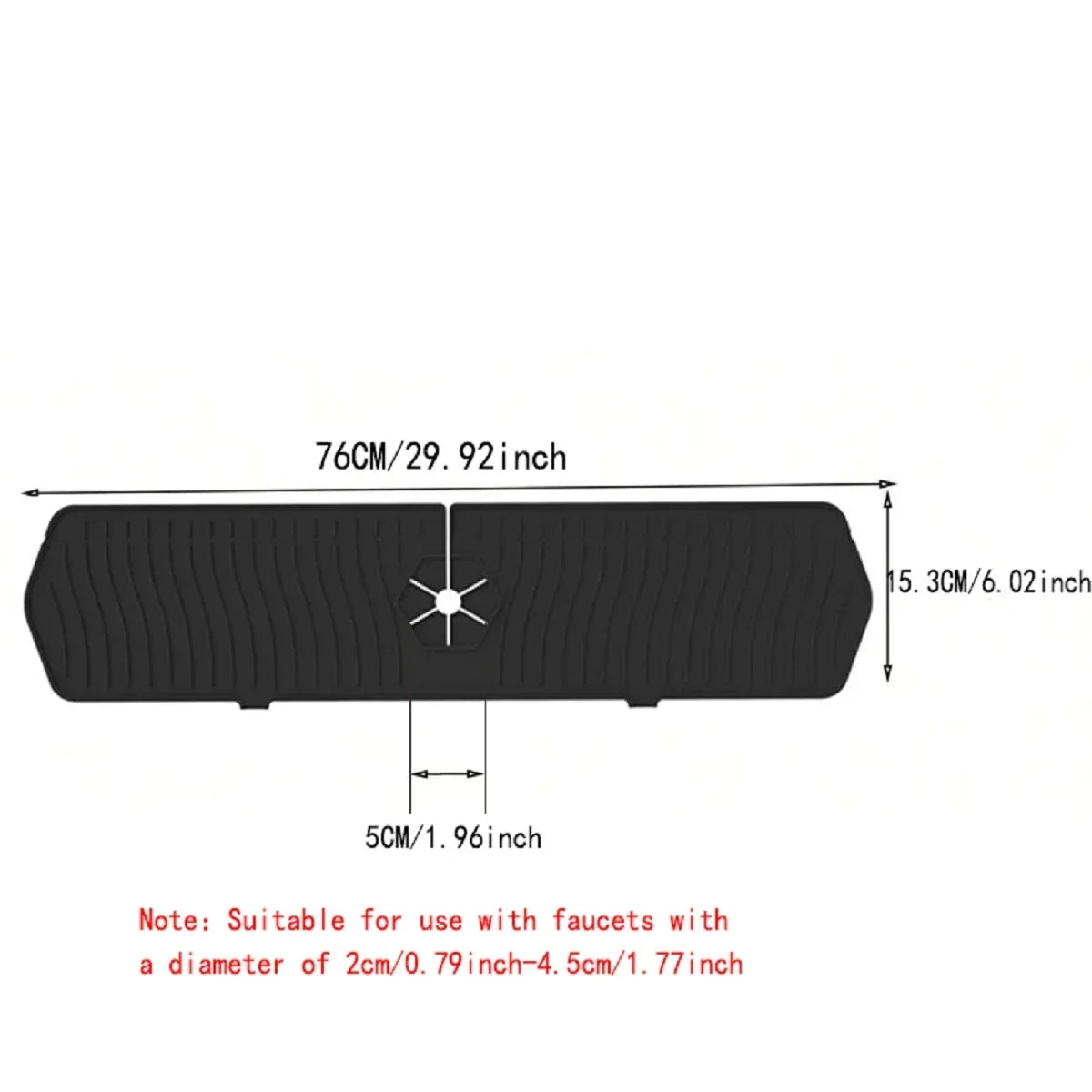 Splash Sink Guard Silicone Mat Countertop Protector