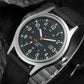 Field Quartz Watch Nylon Strap Military Style Date Luminous