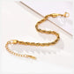 Steel Stainless Rope Chain Bracelet Twisted Singapore