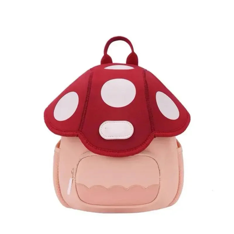 Kids Backpack Cartoon Mushroom Kindergarten Backpack Compact Preschool Bag Back To School 2025 Light Cute Gift