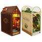 Book DIY Nook Miniatures House Kit - Wooden Dollhouse Model Bookend