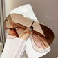 One-Piece Metal Sunglasses - Large-Frame Sports Goggles for Cycling, Men and Women
