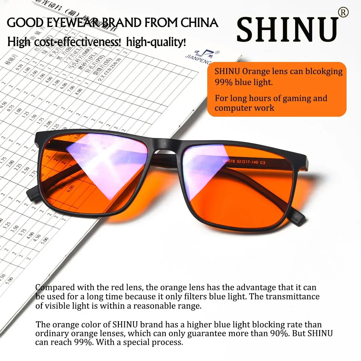 Light Blue Blocking Glasses Anti Eye Strain Eyewear For Screens TikTok Viral Fall 2026 Gift Idea
