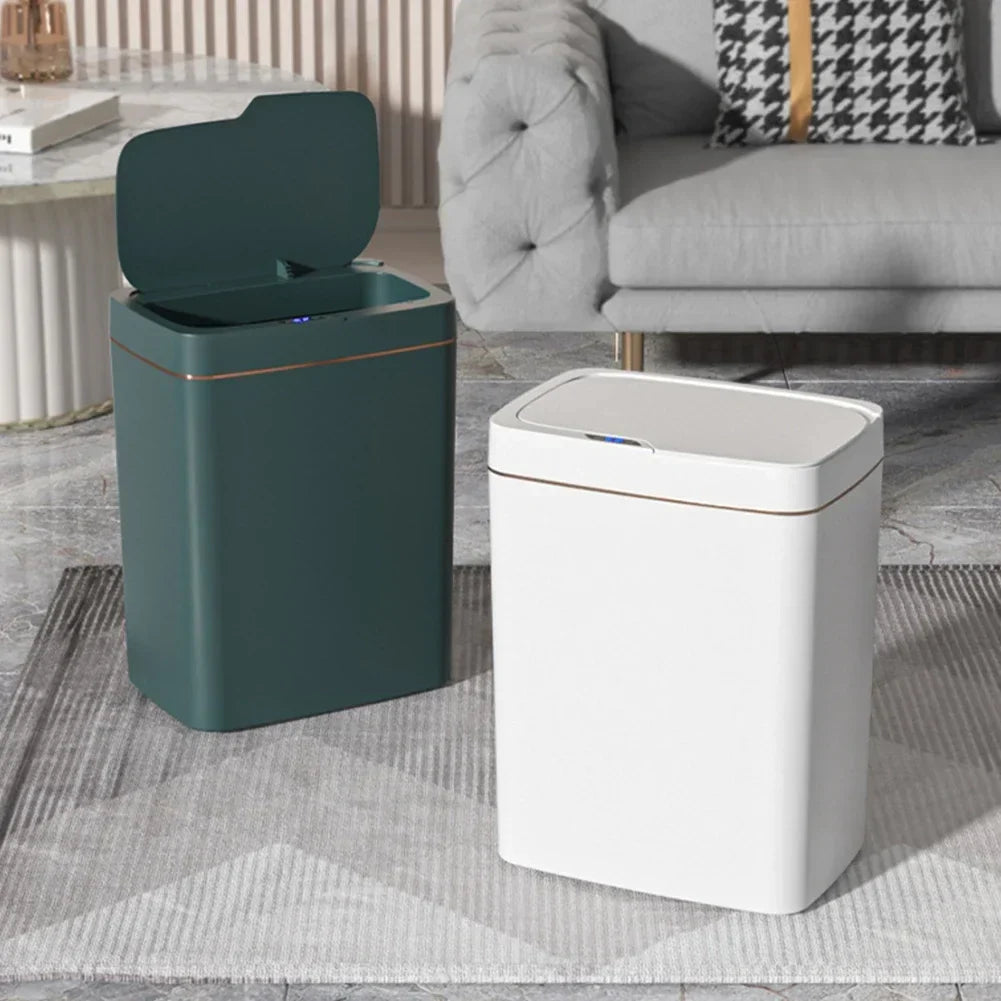 Smart Sensor Trash Can 15L 18L Touchless Quiet Water-Resistant