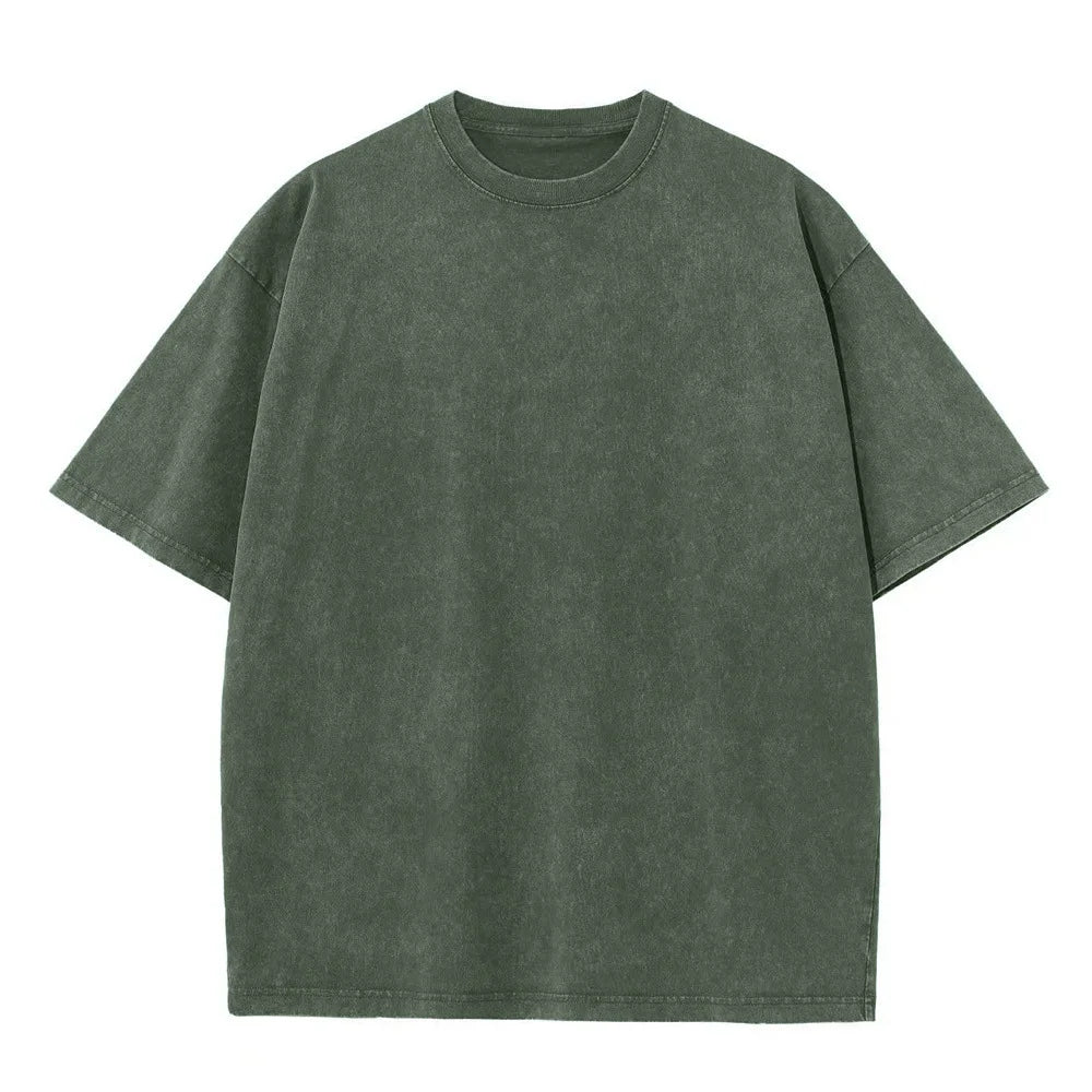 loose-fit silhouette, heavy cotton, vintage-washed streetwear tee – Oversized men's t-shirt